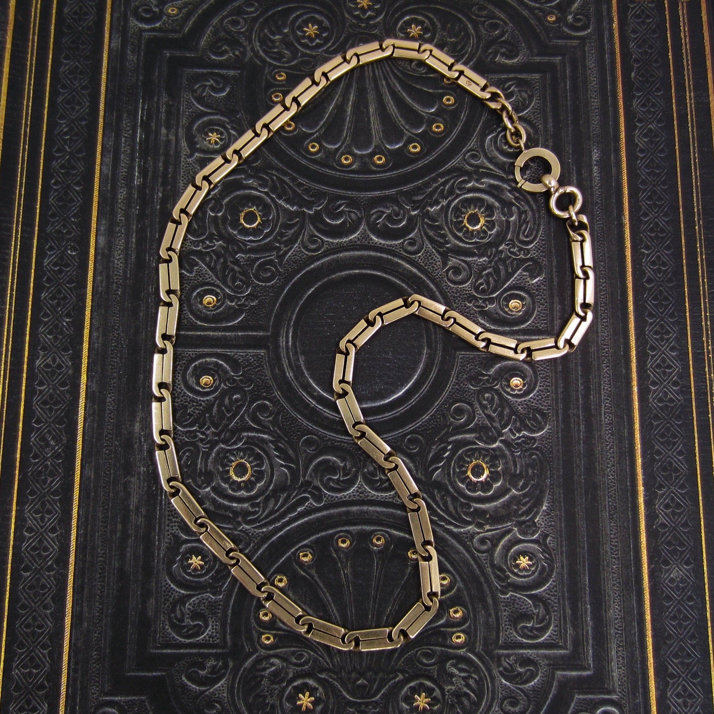 SOLD- Vintage Link Chain 16.5¡± Necklace 14k c. 1970