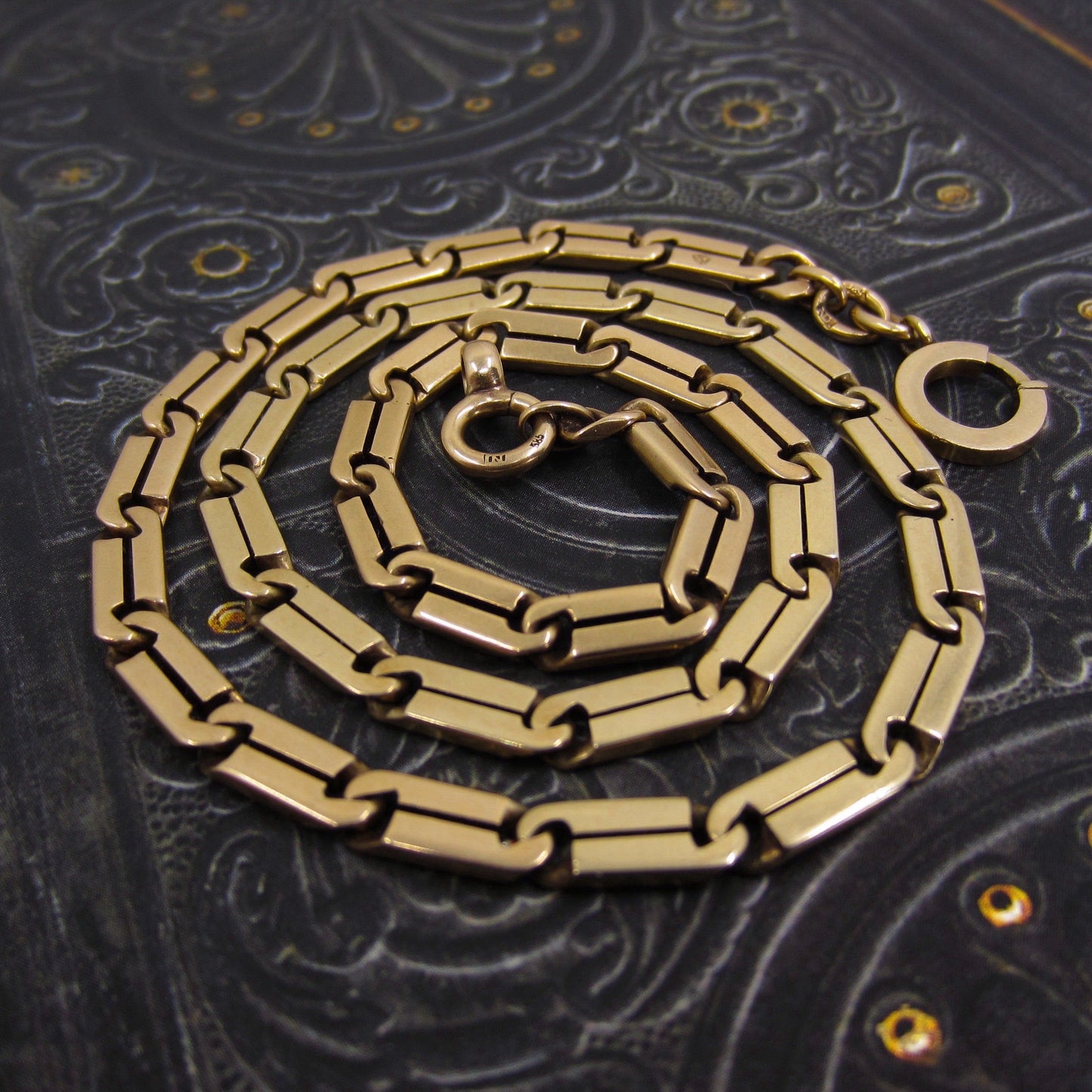 SOLD- Vintage Link Chain 16.5¡± Necklace 14k c. 1970